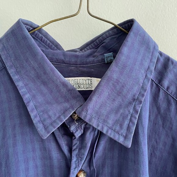 Vintage SoHo/Downtown NYC-style Troglodyte Homunculus Mens S Long Sleeve Shirt - Picture 2 of 2